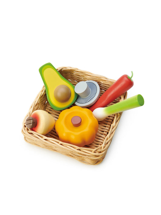 Tender Leaf Toys Vegetable Basket Weston Table