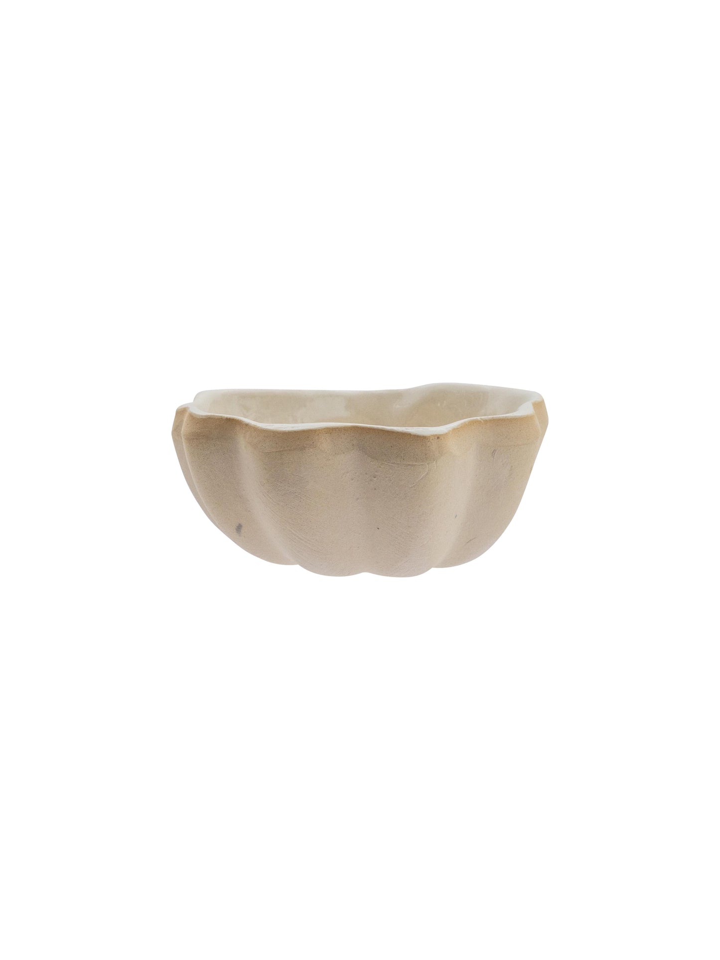 Terrafirma Ceramics Ivory Mini Scallop Bowl Weston Table