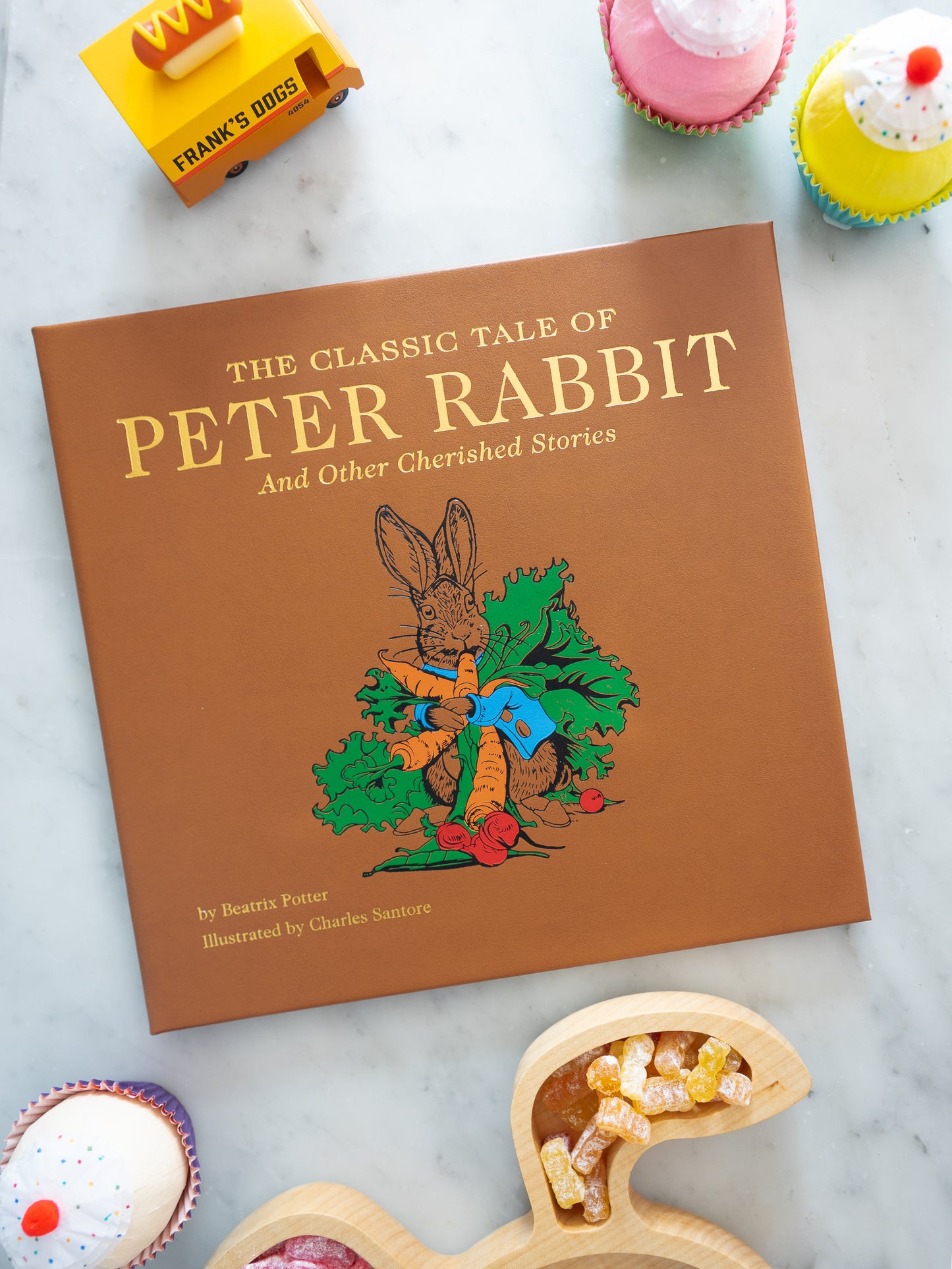 The Classic Tale of Peter Rabbit Leather Bound Edition Weston Table