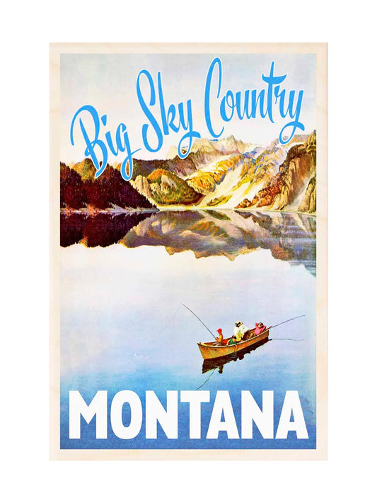 The Wooden Postcard Company Montana Big Sky Weston Table