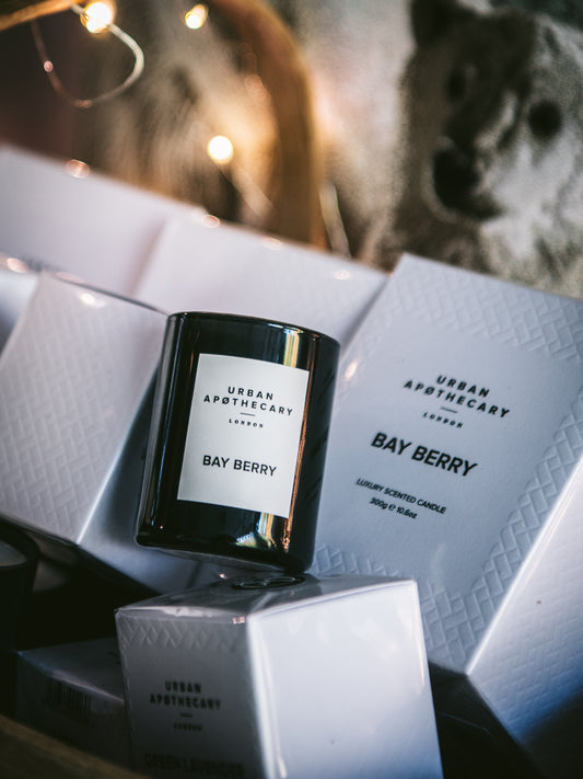 Urban Apothecary London Luxury Bay Berry Scented Candle Weston Table