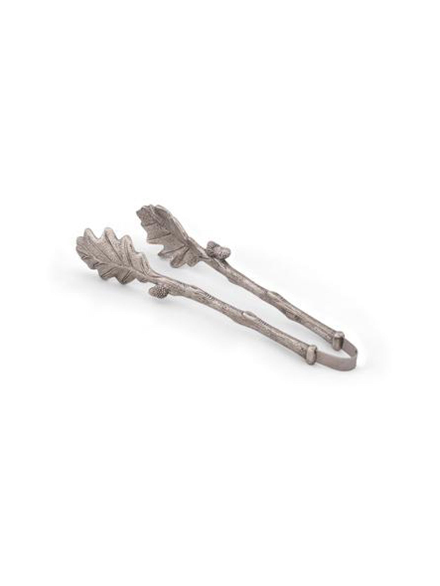 Vagabond House Pewter Oak Leaf Tongs Weston Table