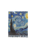 Van Gogh Cashmere and Cotton Throw Starry Night Weston Table