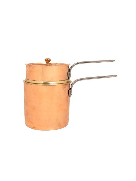 Shop the Vintage 19th Century Graduated Copper Pans on Stand at Weston Table