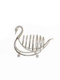 Vintage 1906 Silver Plated Swan Toast Rack Weston Table