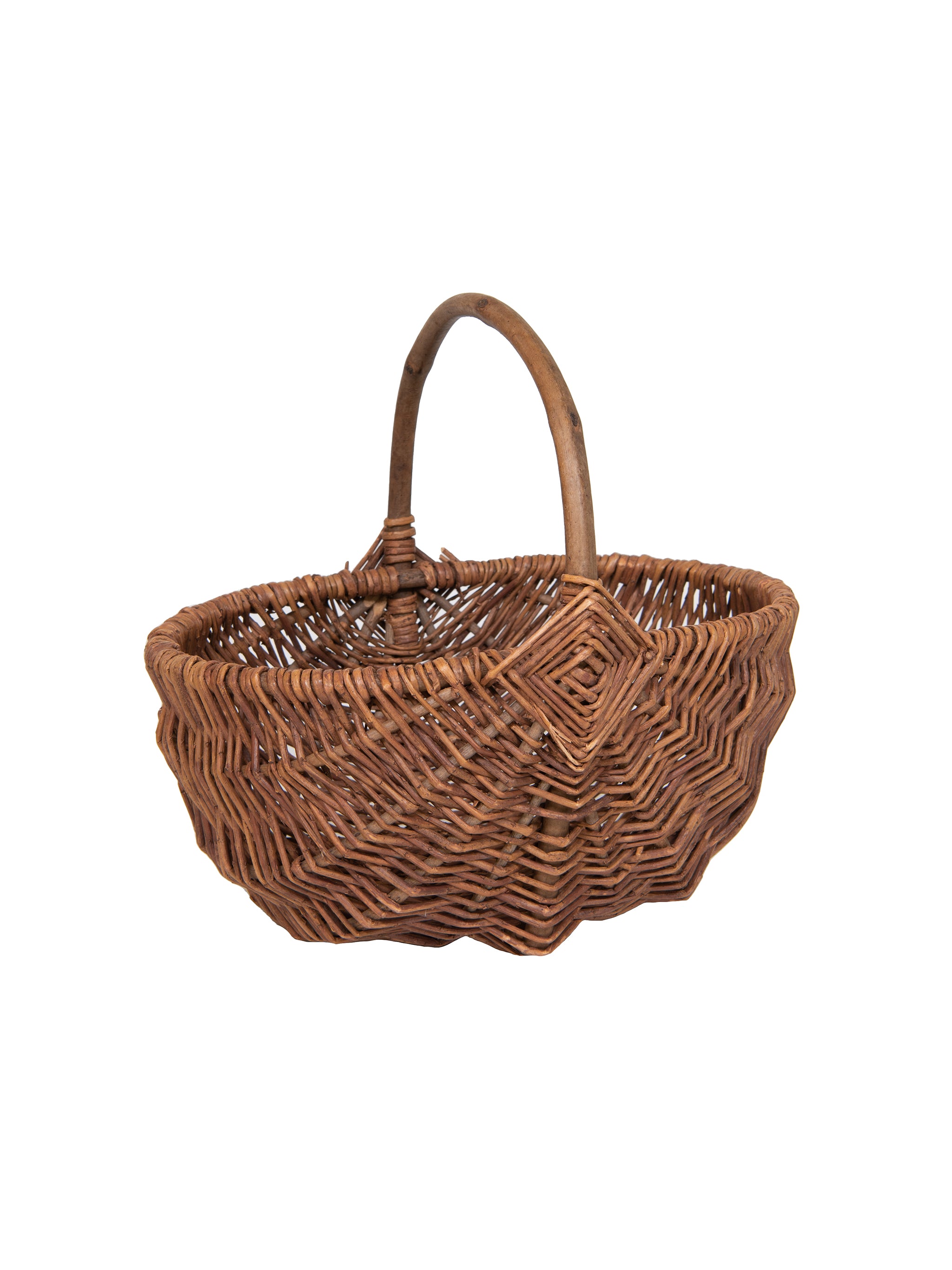 Shop the Vintage 1950s French Rustic Foraging Basket at Weston Table
