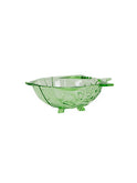 Vintage 1950s Green Glass Fish Bowl Set Weston Table
