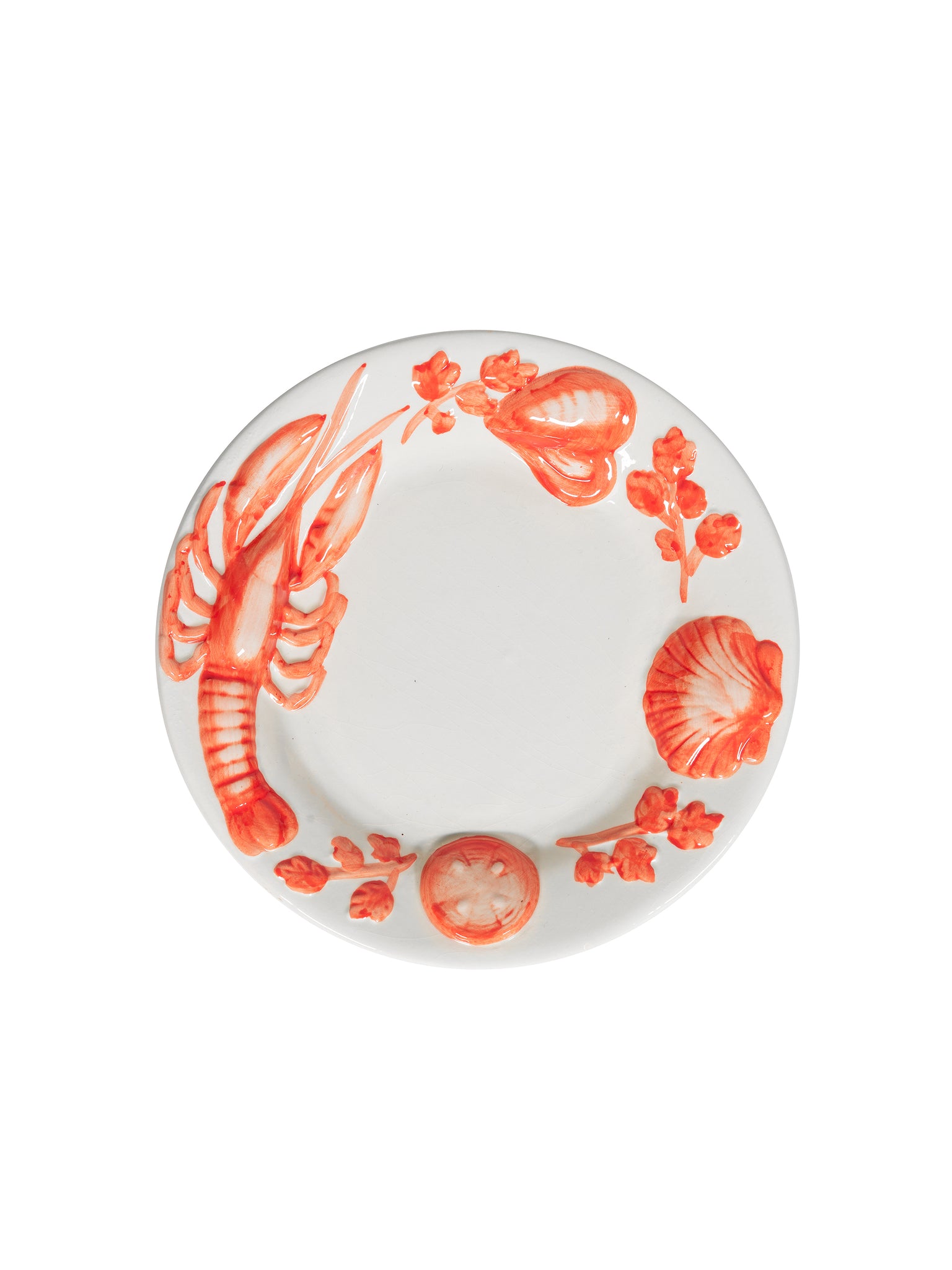Vintage 1950s Lobster Plate Red Weston Table