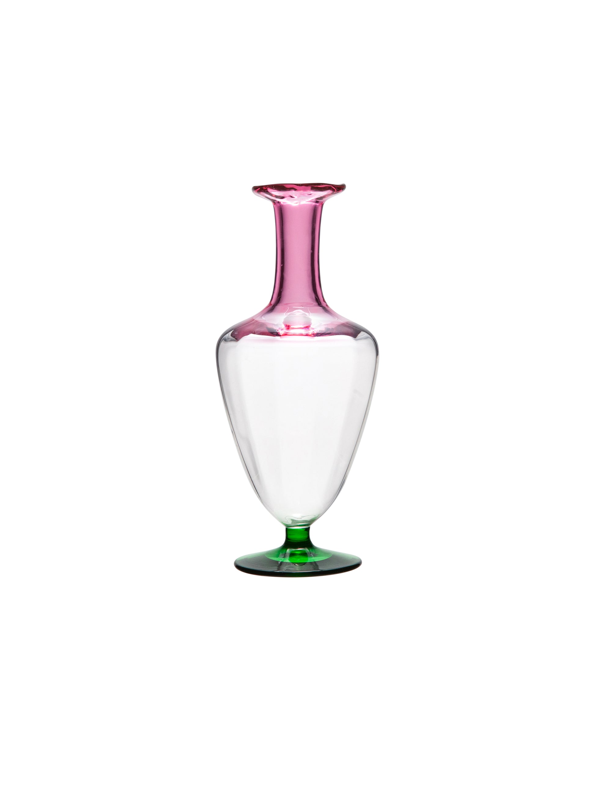 Vintage 1950s Pink Tulip Murano Glass Weston Table