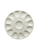 Vintage 1960s Sarreguemines White Oyster Platter Plate One  Weston Table