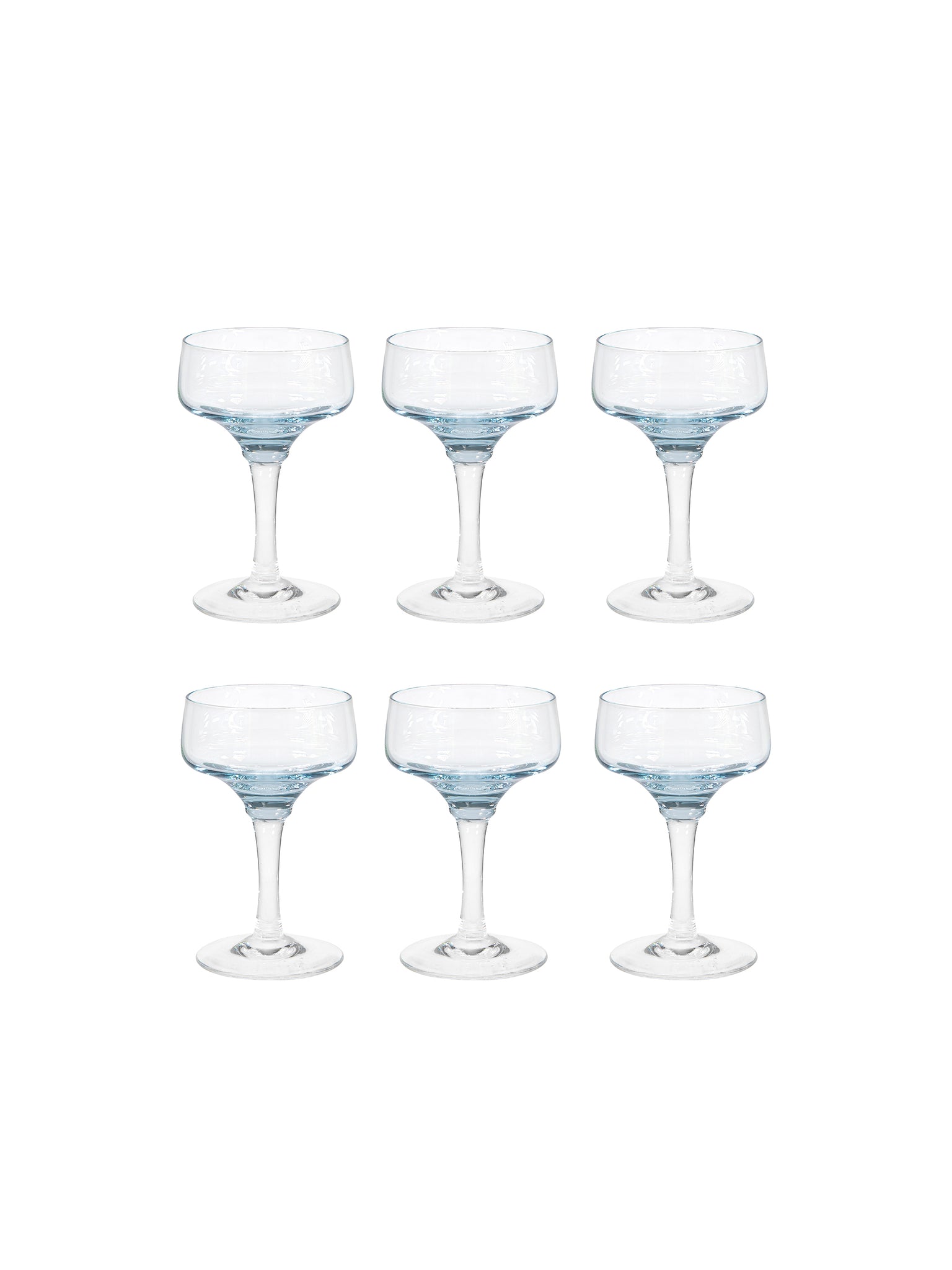 Vintage 1960s Sasaki Crystal Aperitif Glasses set of 6 Weston table