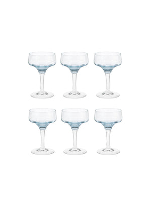 Vintage 1960s Sasaki Crystal Aperitif Glasses set of 6 Weston table 