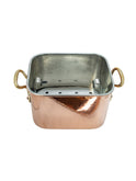 Vintage 19th Century French Copper Casserole with Drainer