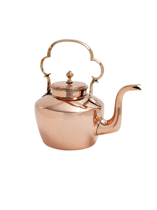 Vintage 19th Century Georgian Copper Kettle Weston Table