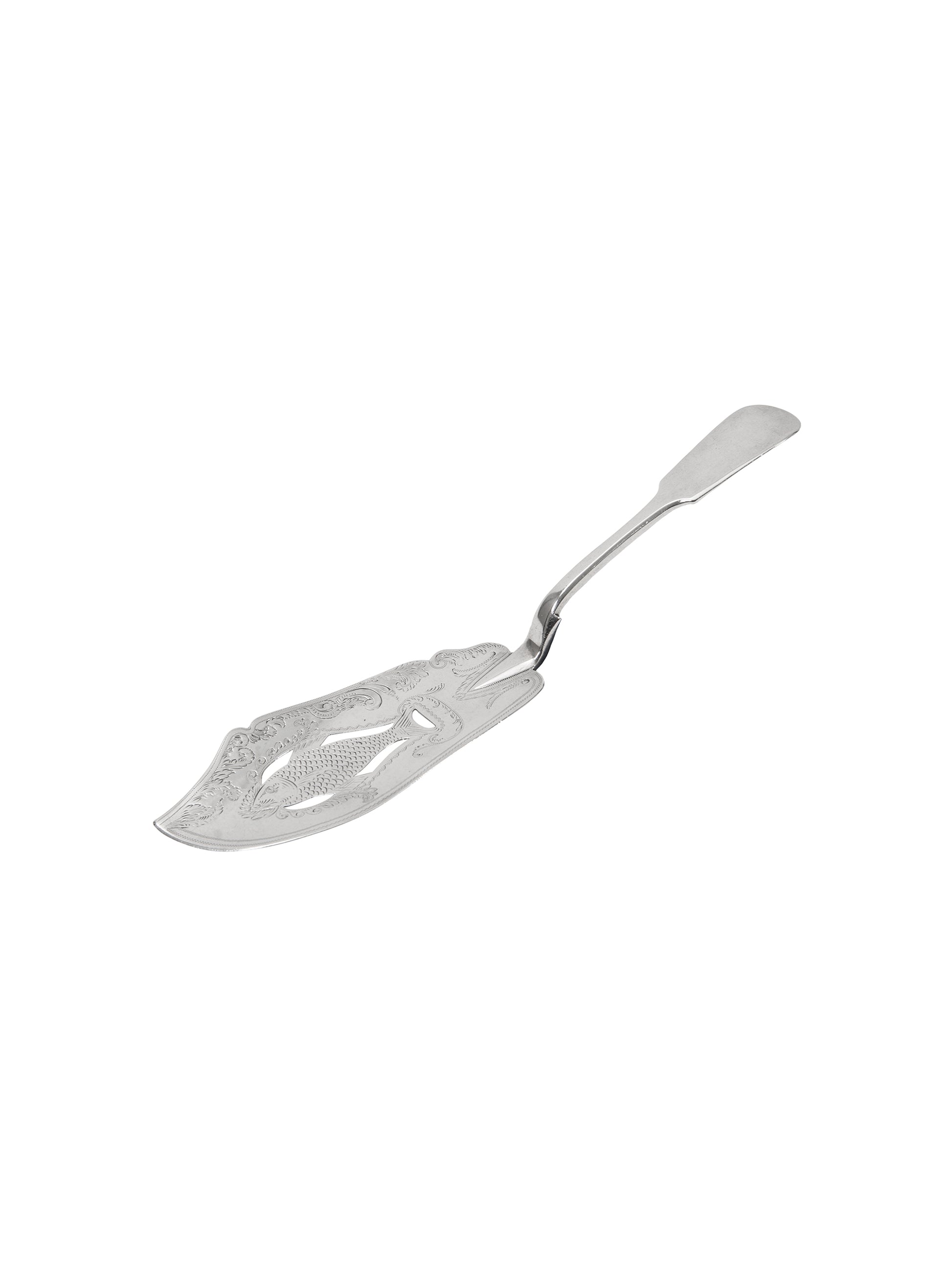 Vintage 19th Century Irish Sterling Silver Fish Slice Weston Table