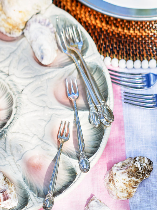 Vintage Ballad Oneida Oyster Forks Weston Table