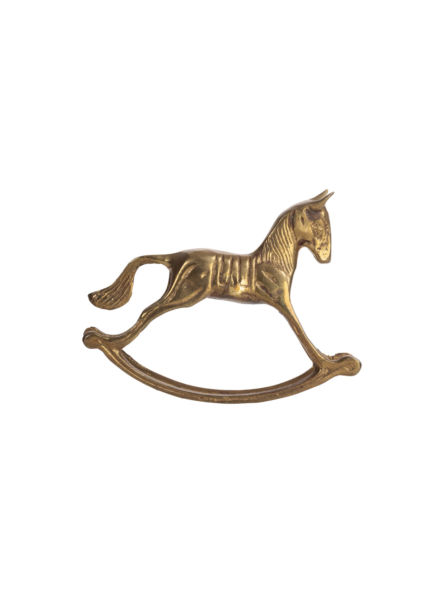 Vintage Brass Rocking Horse Weston Table