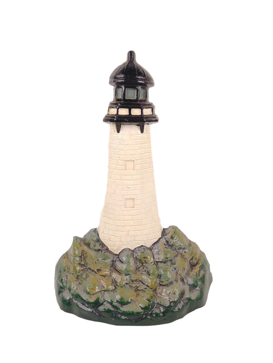Vintage Cast Iron Lighthouse Doorstop Weston Table