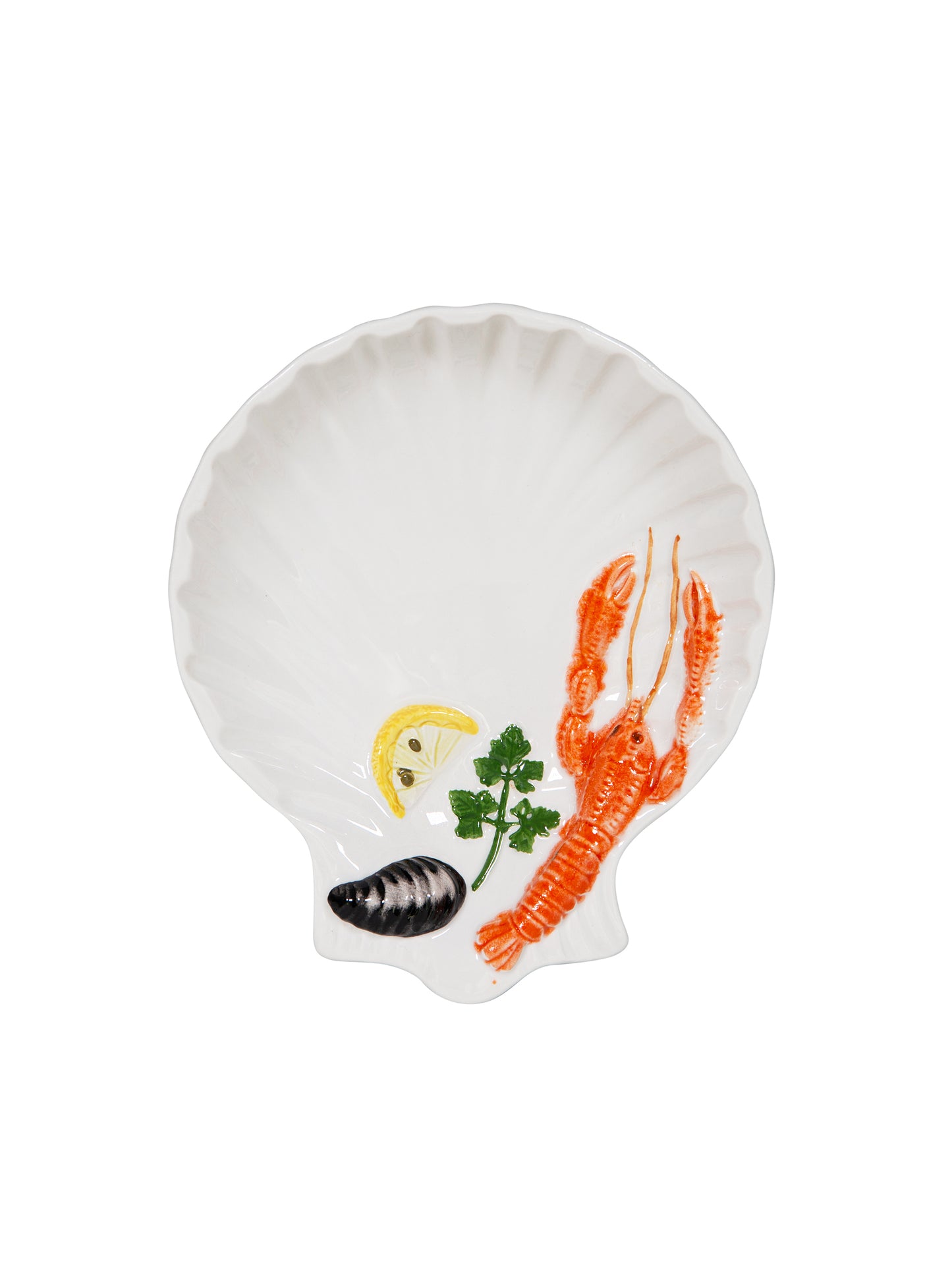 Vintage Ceramic Shell Shaped Seafood Dish Weston Table