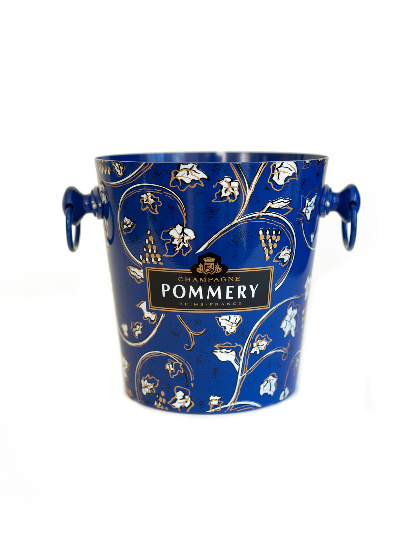 Vintage Colbalt Blue Pommery Champagne Bucket Weston Table