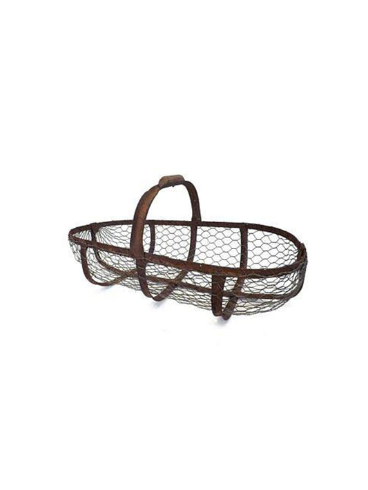 Vintage French Apple Picking Basket Weston Table