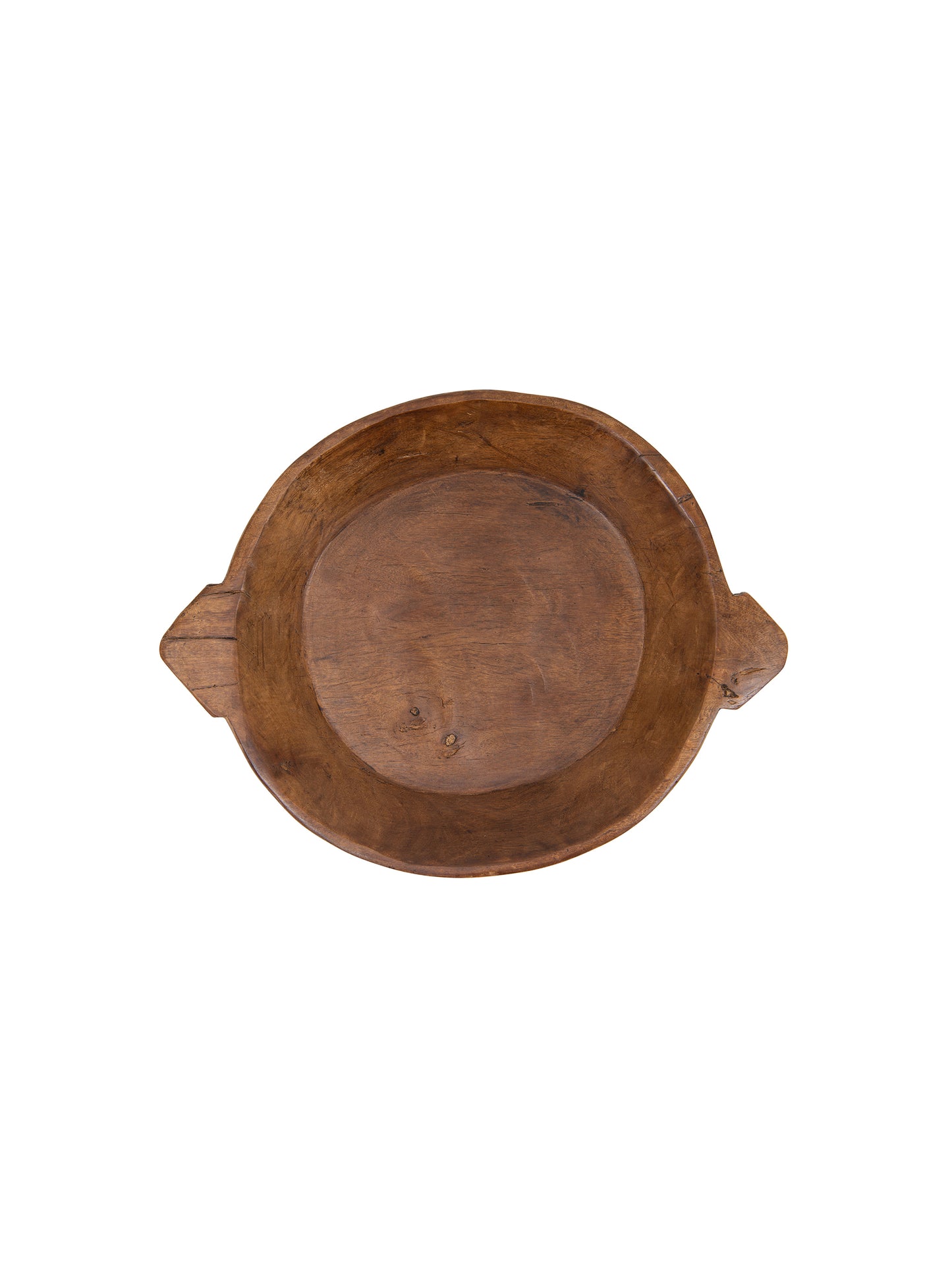 Vintage French Wood Handled Dough Bowl