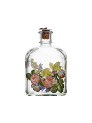  Vintage Holmegaard Roses and Blossoms Glass Decanter Weston Table 