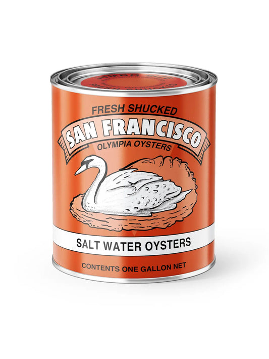 Vintage San Francisco Oysters Style Candle Weston Table