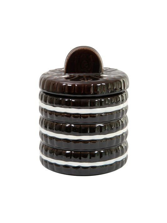 Vintage Short Stack Oreo Cookie Jar Weston Table