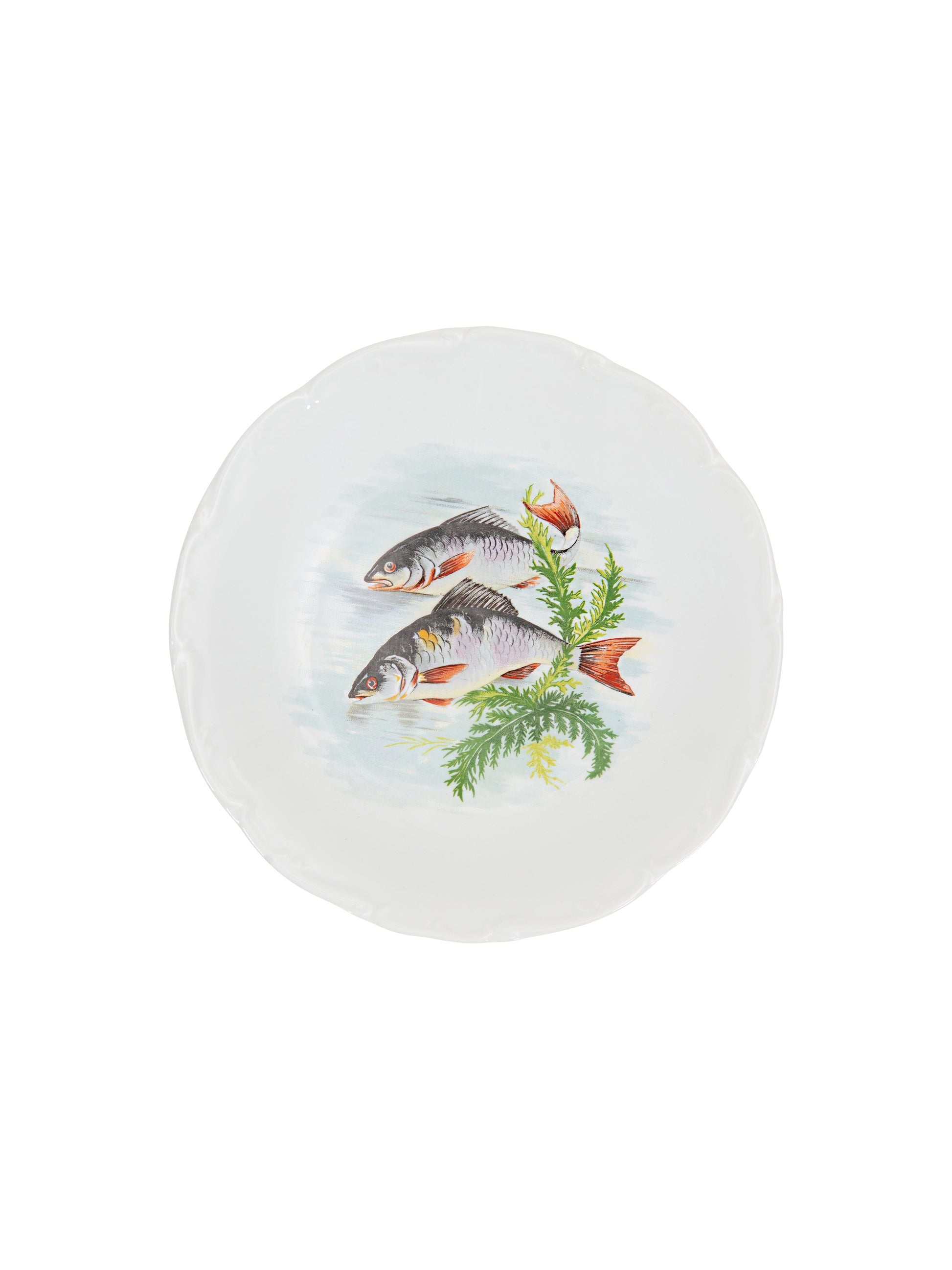 Vintage Sologne Fish Dinnerware Collection Plate 4 Weston Table