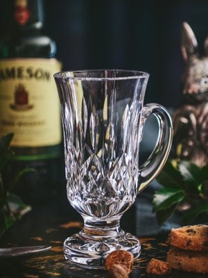  Vintage Waterford Lismore Irish Coffee Mugs Weston Table 