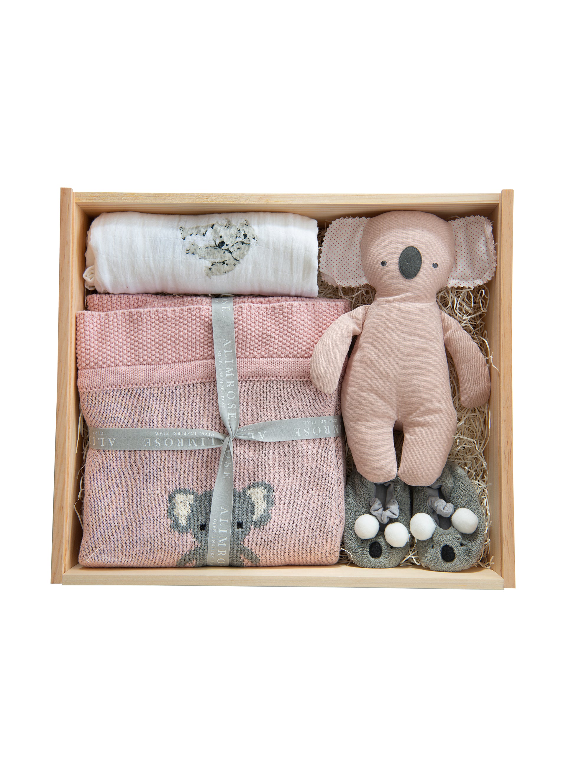 WT Baby Koala Rescue Gift Box Pink Weston Table