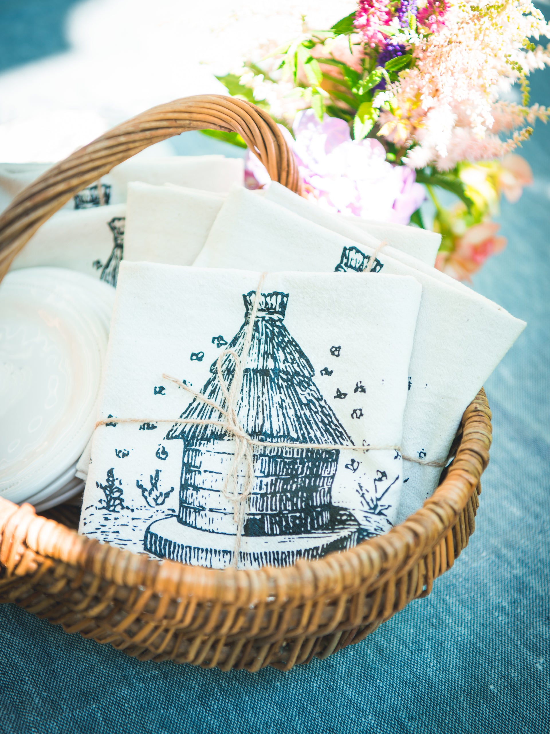 Shop the Garnier-Thiebaut Bees Kitchen Towel at Weston Table