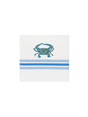 Bistro Crab Blue Striped Napkins Weston Table