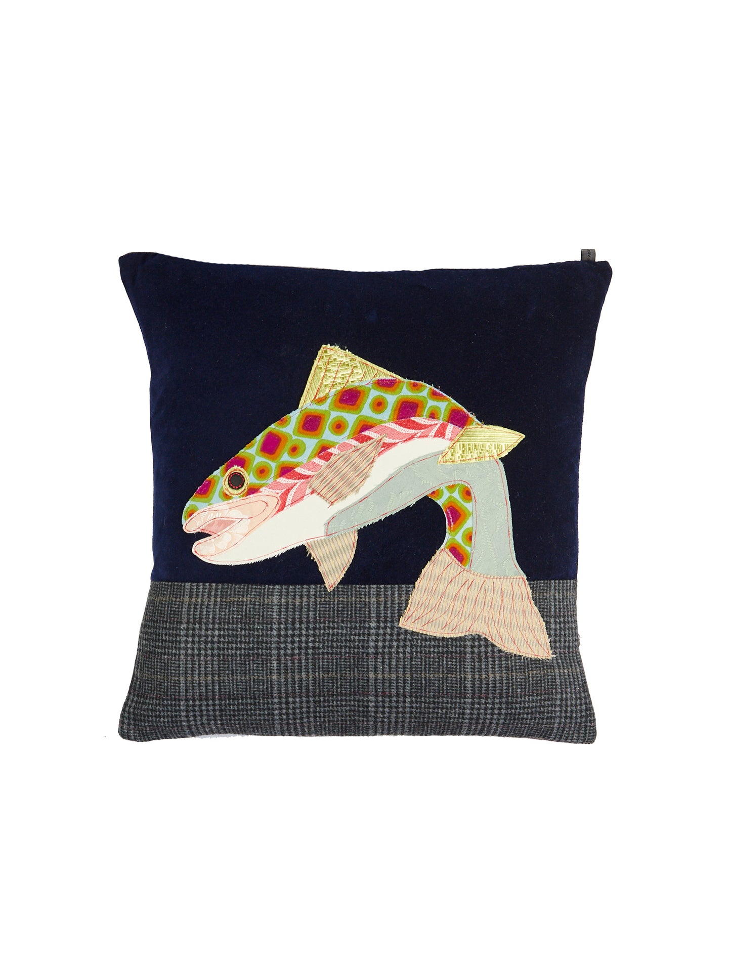 WT Carola van Dyke Rainbow Trout Pillow Weston Table