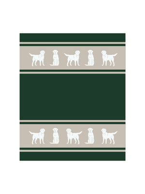  WT Eco Labrador Blanket Hunter Green Weston Table 