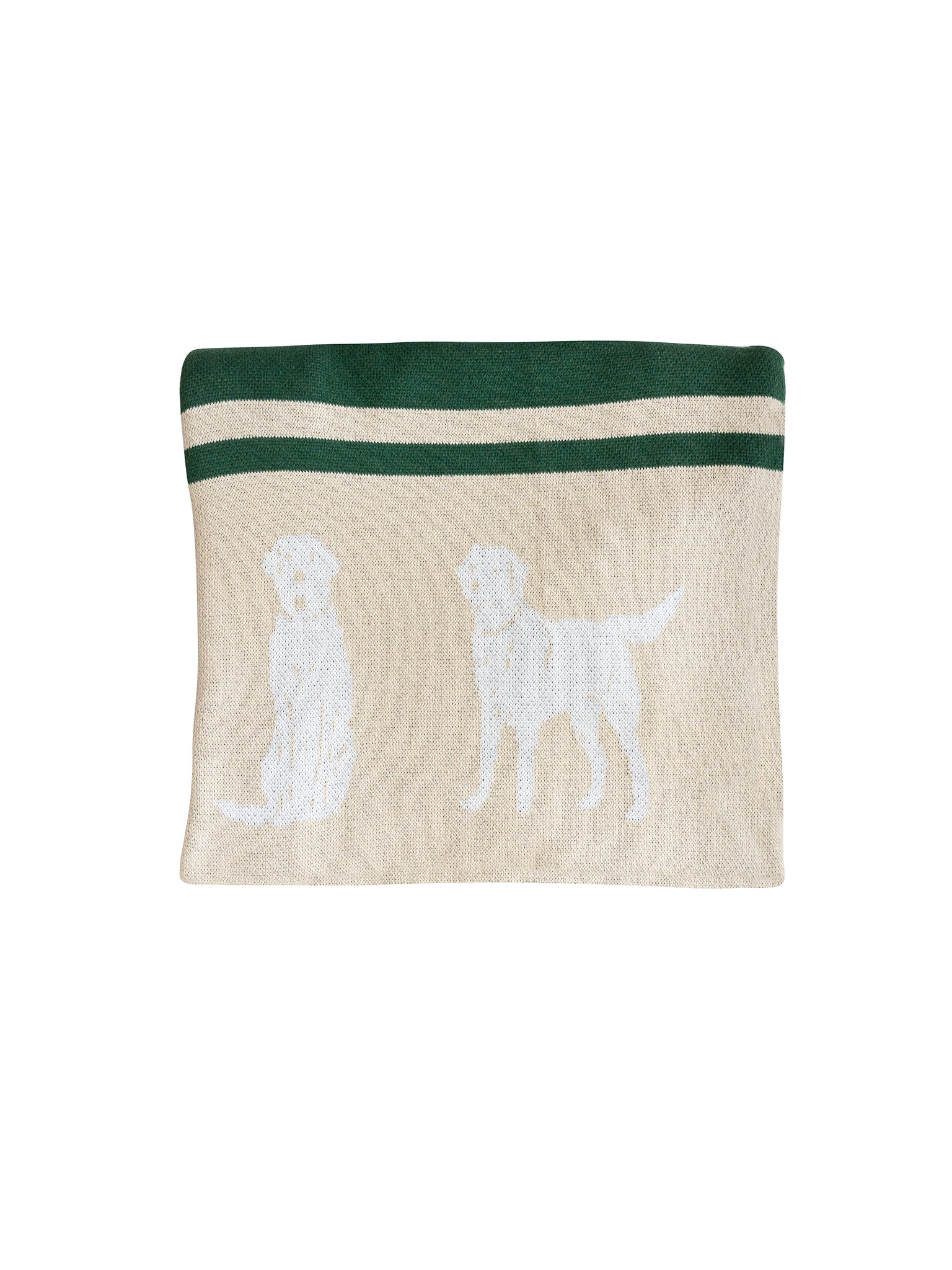WT Eco Labrador Hunter Green Blanket Weston Table