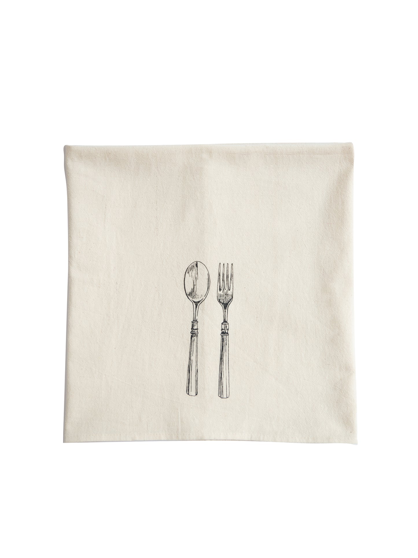 WT Fork and Spoon Flour Sack Towel Weston Table