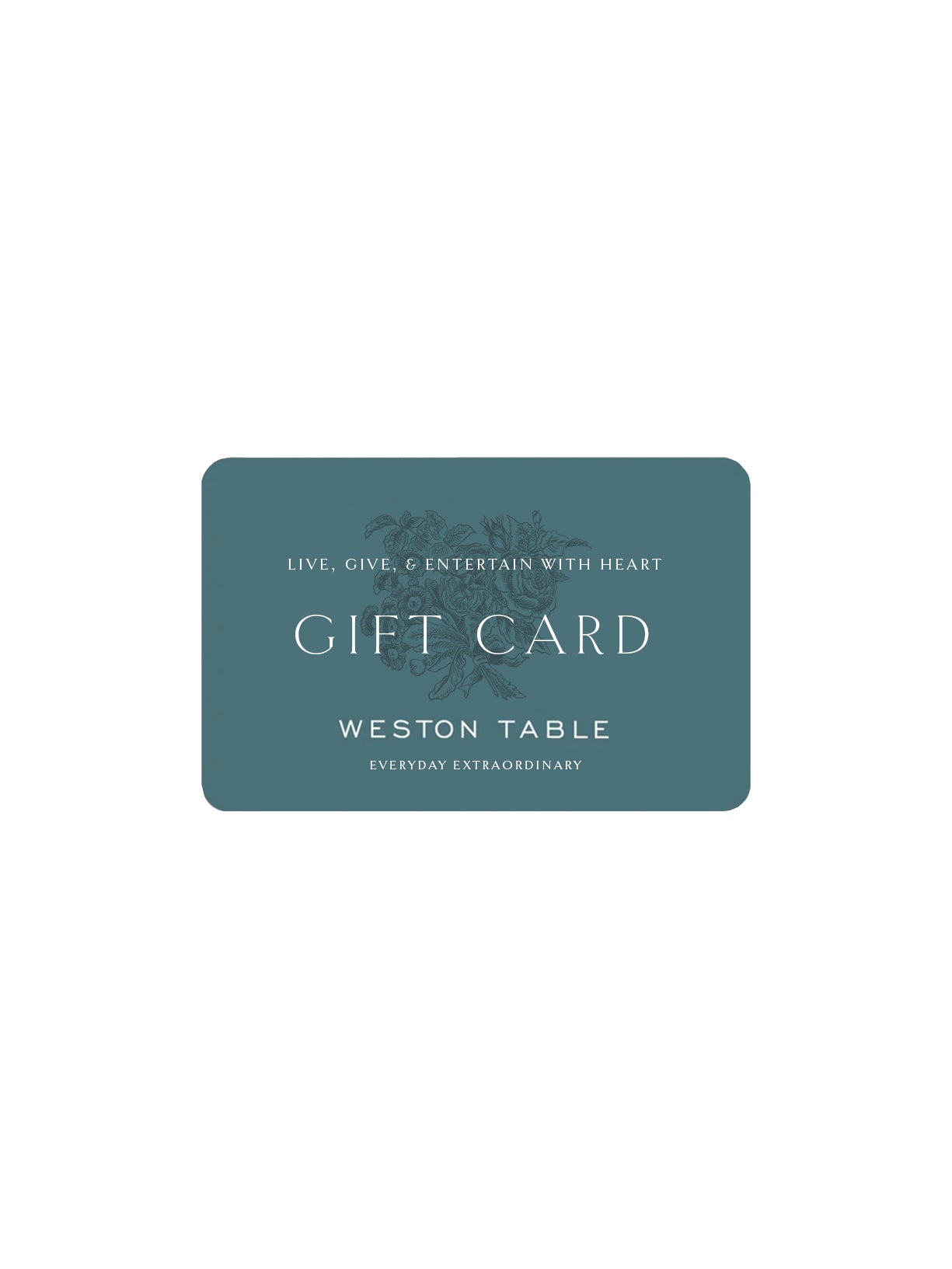 WT Gift Card Weston Table