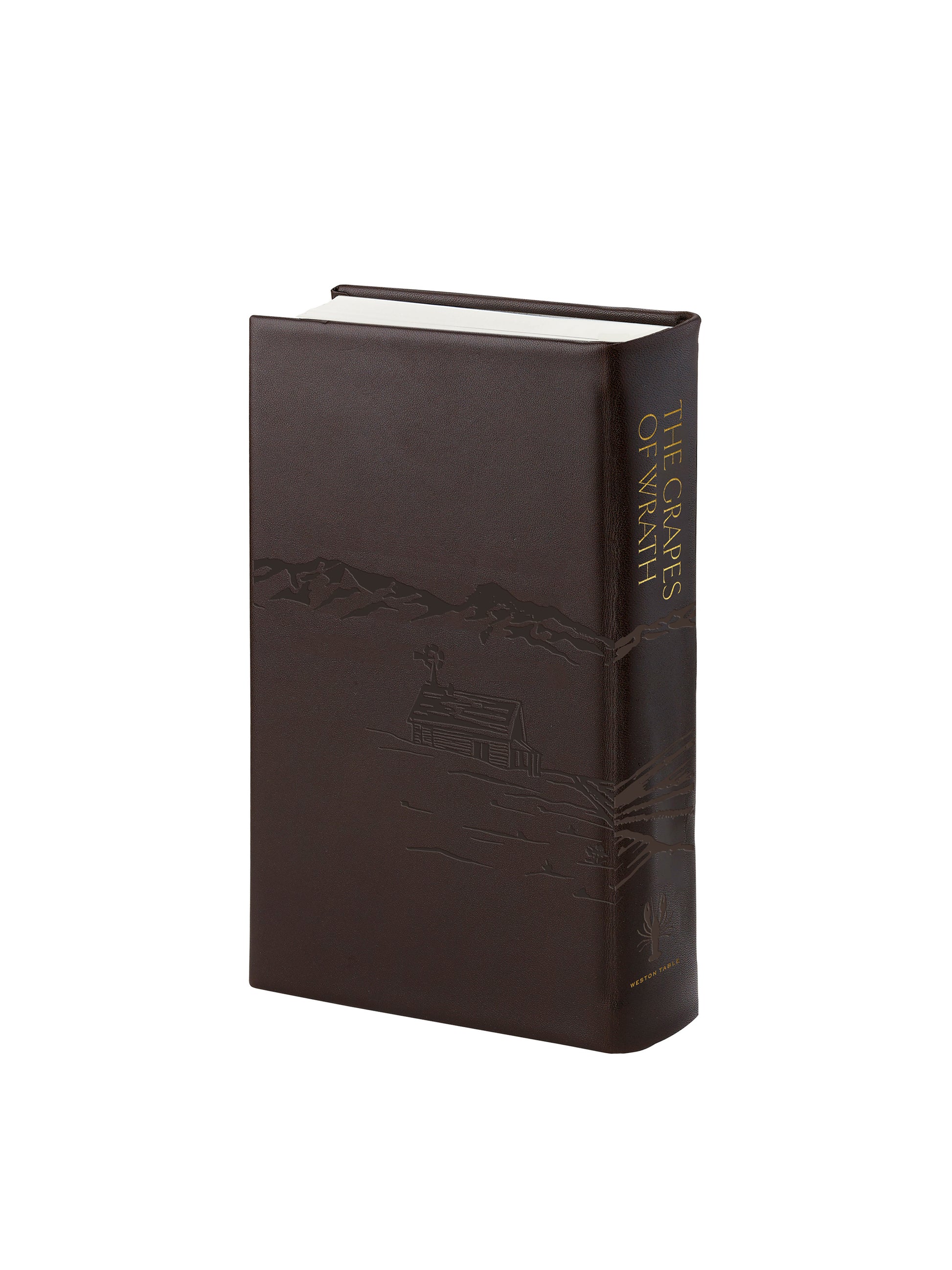 WT Grapes of Wrath Leatherbound Edition Weston Table