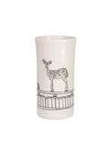 WT Hope and Mary Woodland Animal Tall Vase Deer Weston table
