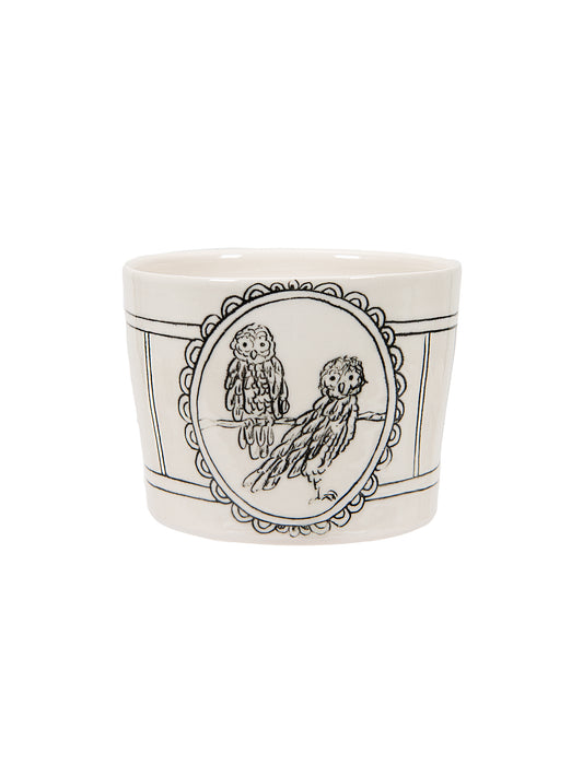 Hope and Mary Owl Small Cache Pot Weston Table