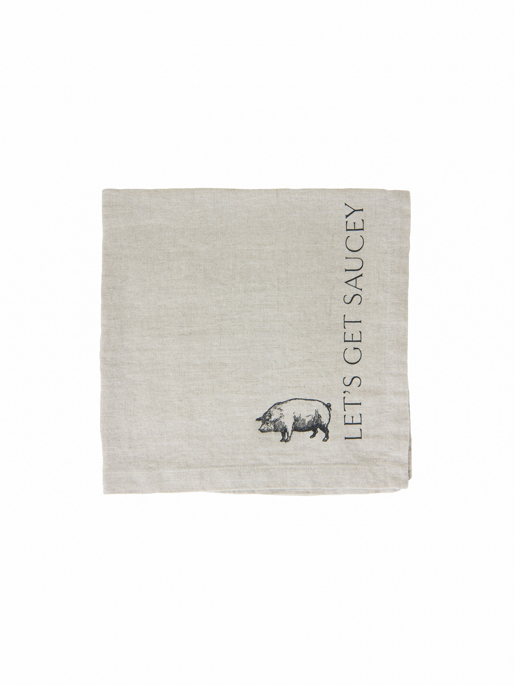 Let's Linen Let's Get Saucey Linen Napkins | Table Linens | Weston Table