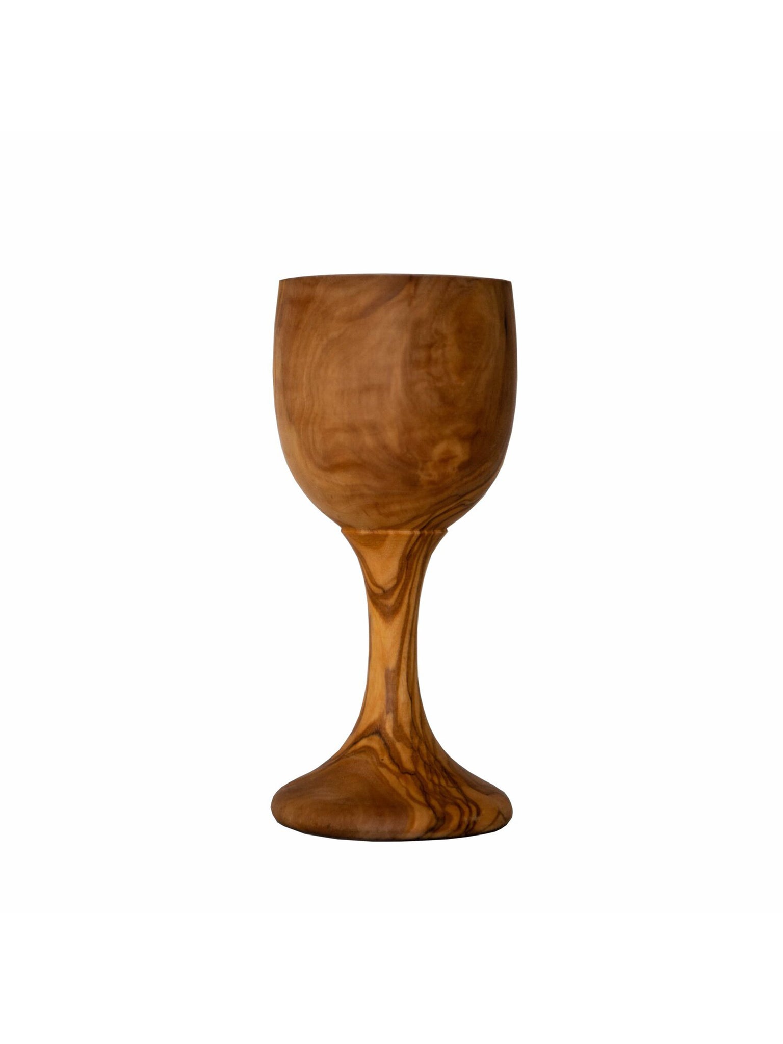 WT Olive Wood Goblet Weston Table
