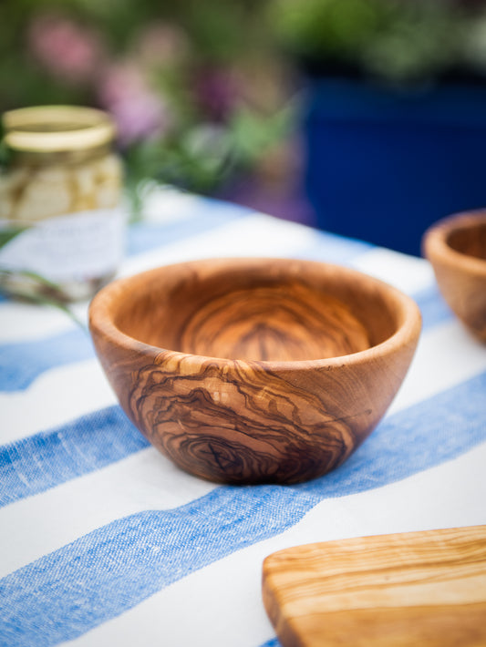 WT Olive Wood Small Snack Bowl