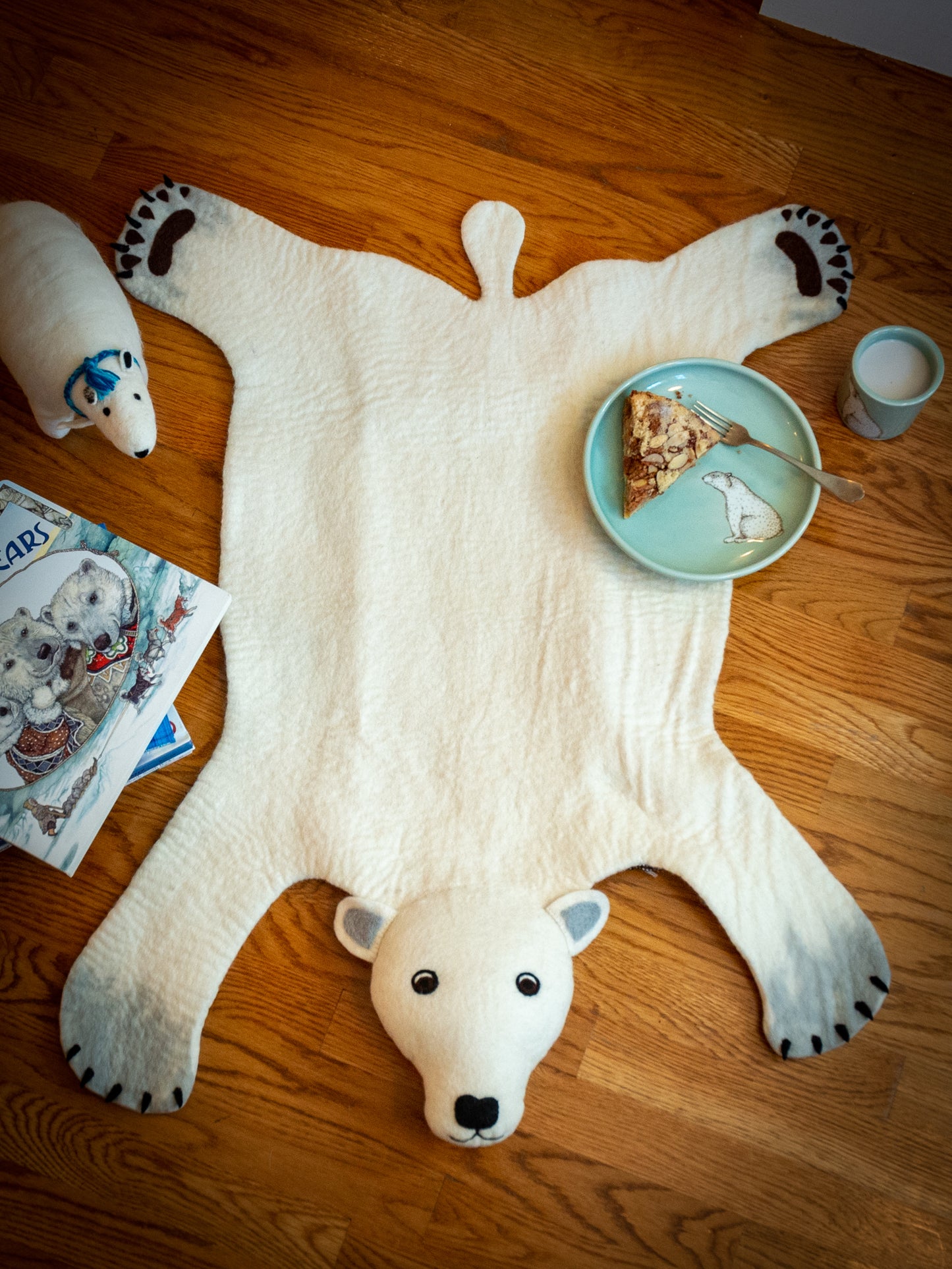 Sew Heart Felt Polar Bear Rug Weston Table