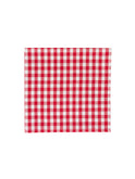 WT Red Gingham Linen Collection Napkins 20 Inch Square Weston Table