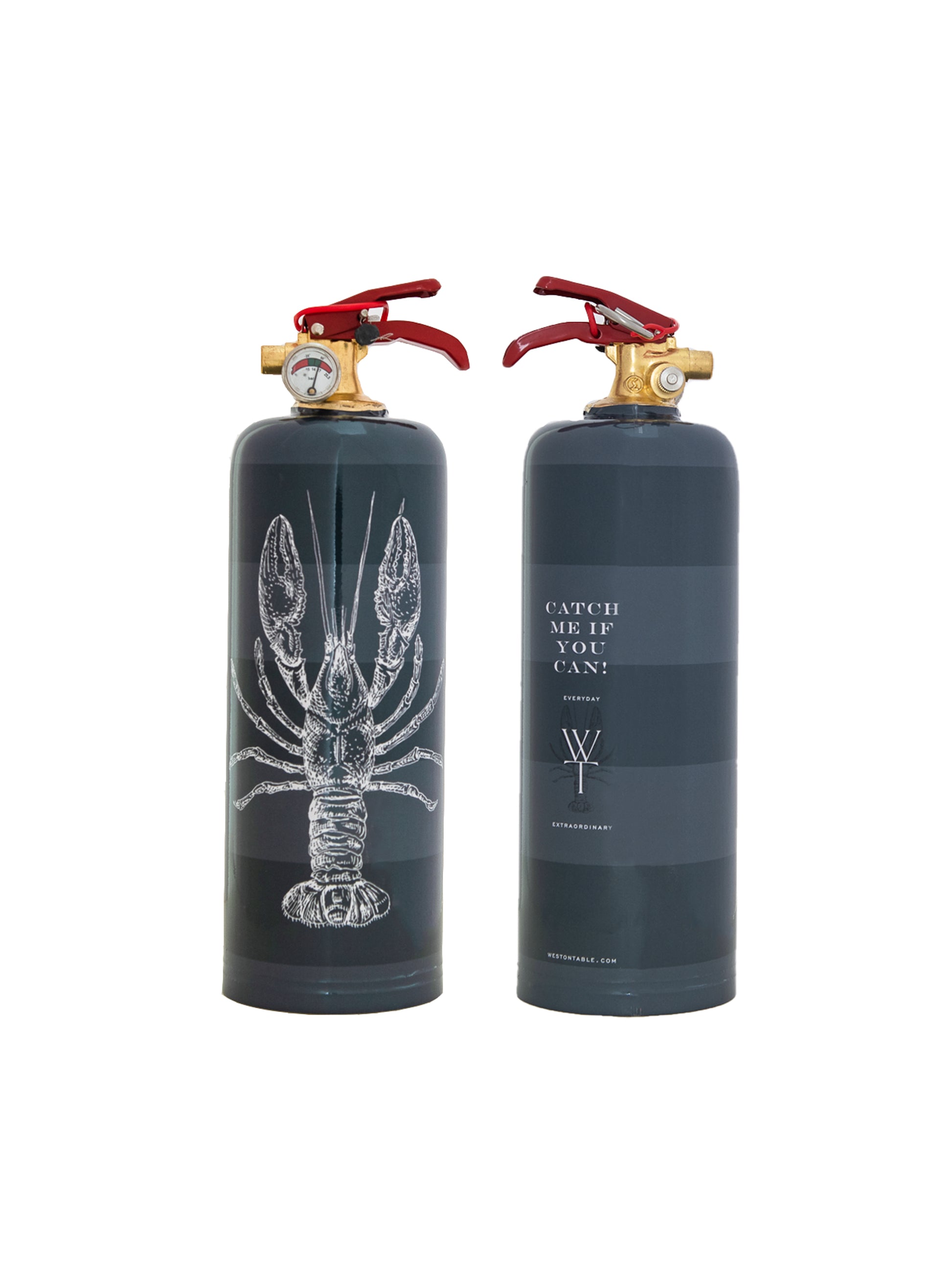 WT Safe-T Fire Extinguisher Blue Lobster Weston Table