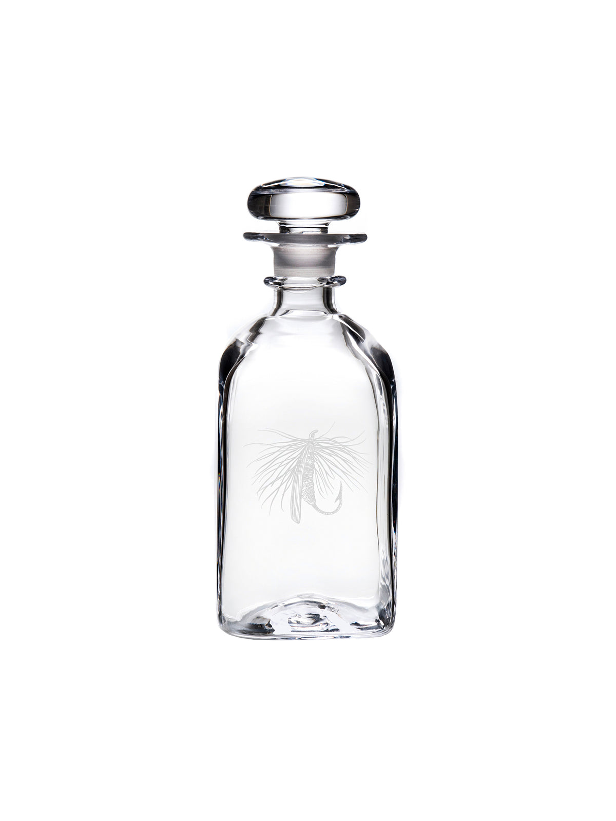WT Simon Pearce Woodbury Spirit Decanter Fly Fishing Weston Table