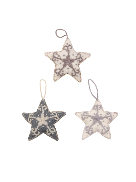 Star Wool Felt Ornament Weston Table